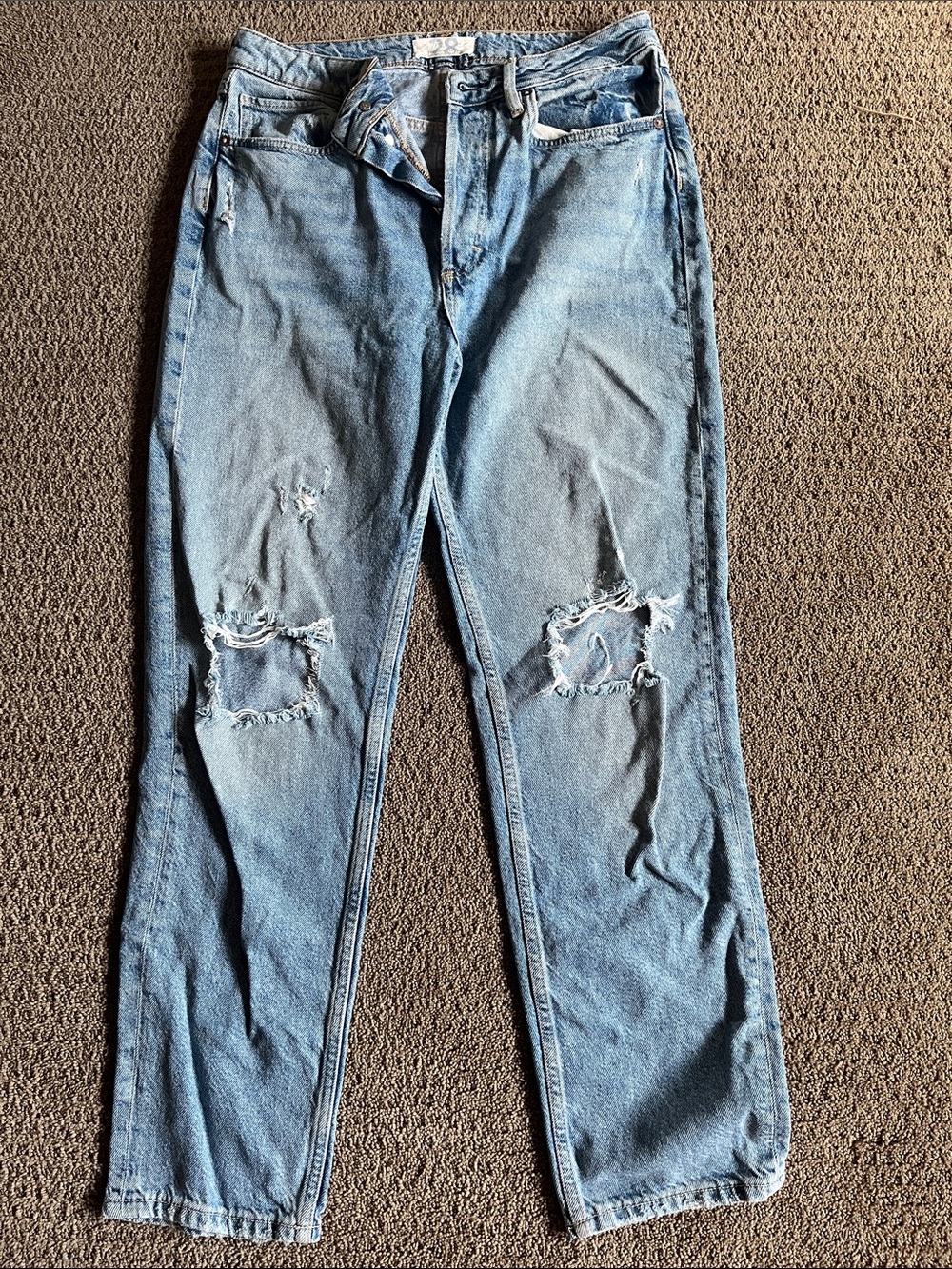 Free People Soft Lightweight Distressed Jeans